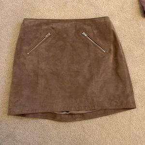 Suede Miniskirt BlankNYC